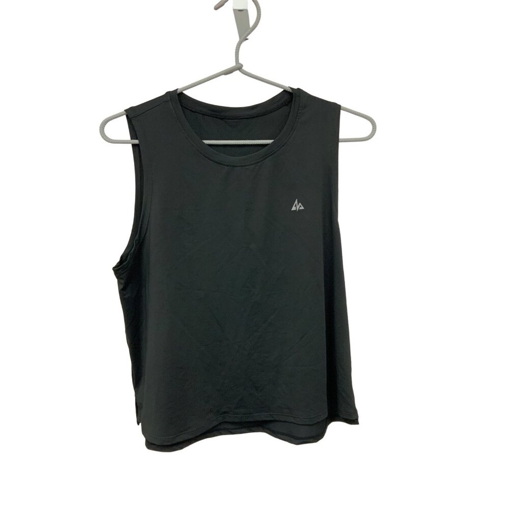 Black Active Muscle Tank